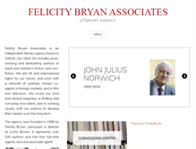 Tablet Screenshot of felicitybryan.com